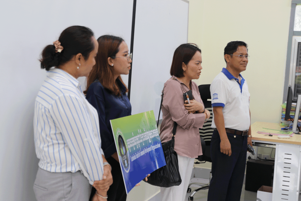 C.T.D partners visiting a school computer lab
